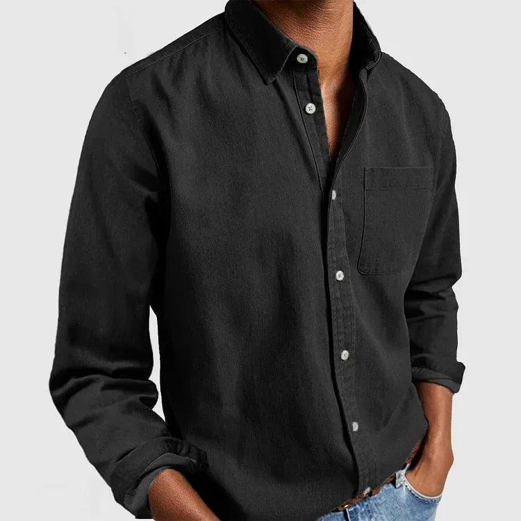 Camisa Manga Longa de Linho 100% - Santoro