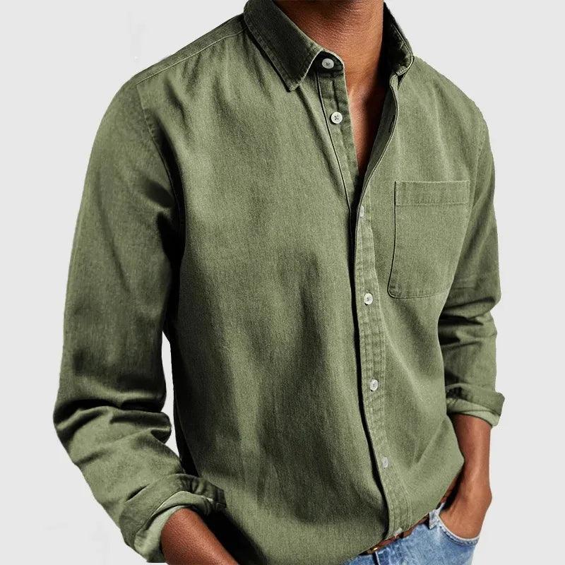 Camisa Manga Longa de Linho 100% - Santoro