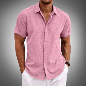 Camisa Manga Curta de Linho 100% - Mancini Bellini
